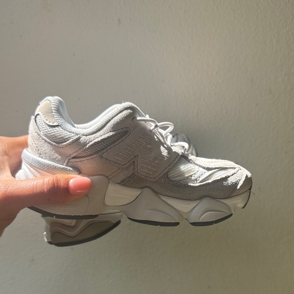 New Balance Kids Sneakers - White and Gray